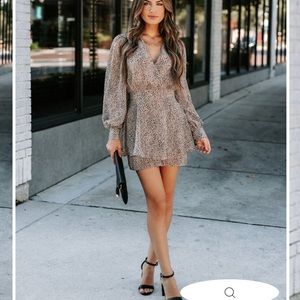 VICI Dress - wild spirit chiffon mini dress